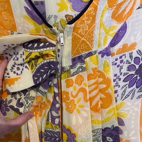 Vintage handmade maxi dress size Small - Picture 4 of 12